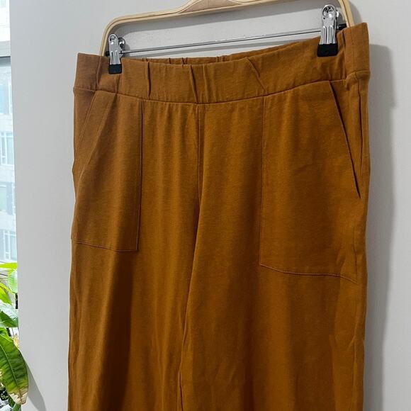 J. Jill Mustard Yellow Wide Leg Pants Size Medium - Picture 5 of 7